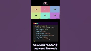Animated Toggle Button Group with HTML, CSS & JS #shorts #codingaxolotl