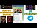 How to download movies in telegram  movies zone 