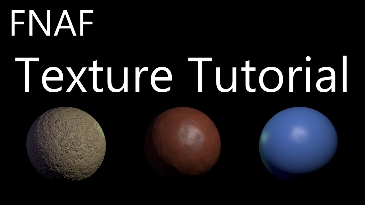 FNAF Texture Tutorial (Blender 3D) - YouTube