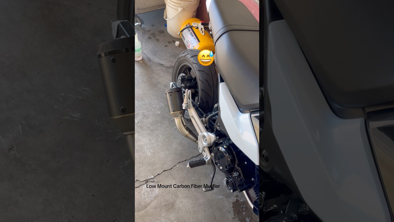 OEM vs EBay low mount carbon fiber muffler 2026 Honda Grom Exhaust