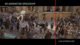 3D Spaceship in Live Action | VFX Breakdown | SHOWFX COMPANY