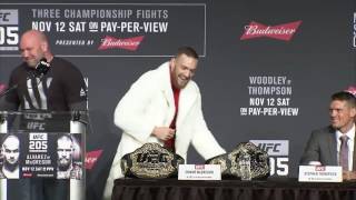 UFC 205: Connor McGregor; Sorry i'm Late