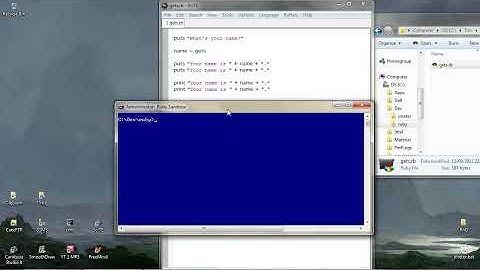 Ruby Basics » Part 2 | Getting and using User Input