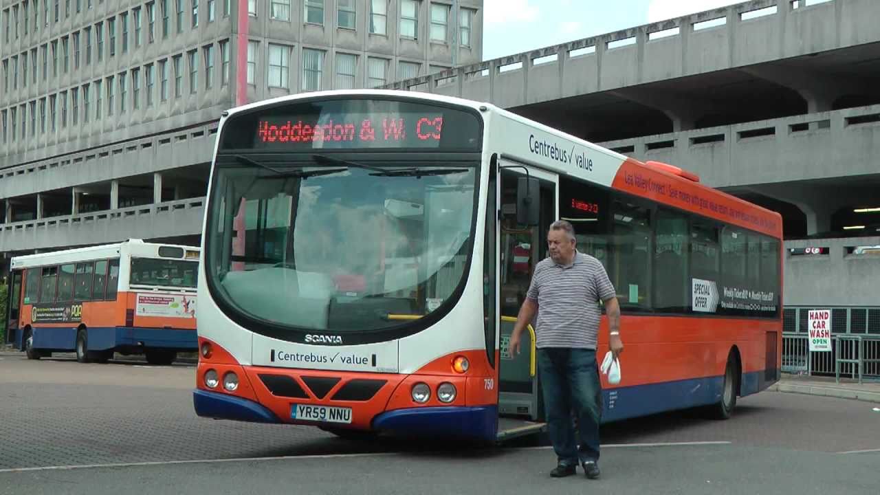 BUSES IN HARLOW, ESSEX JULY 2011