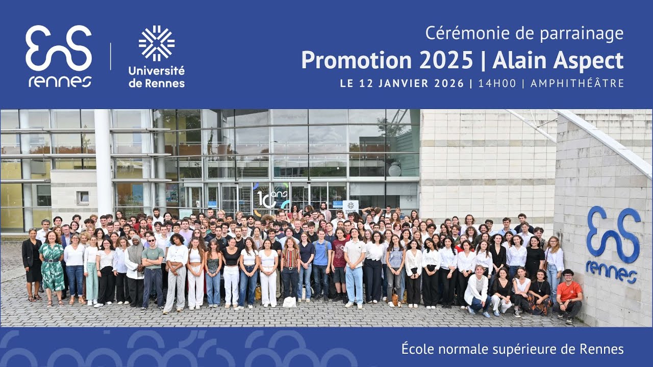 Cérémonie de parrainage de la promotion 2025 | Alain Aspect