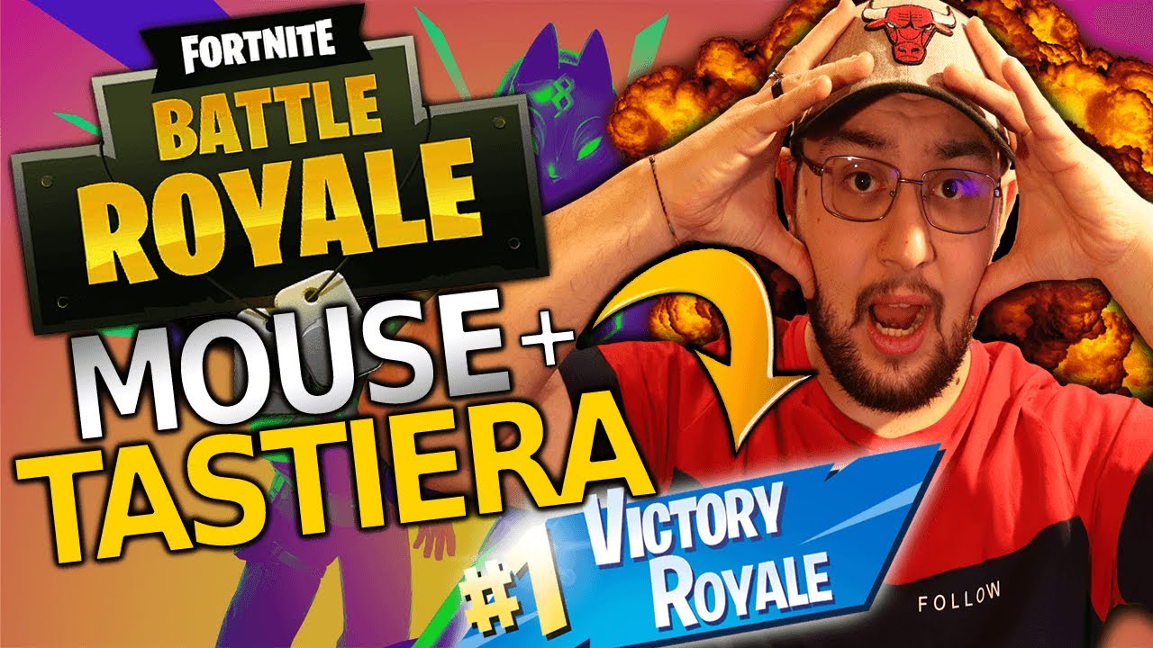 LA MIA PRIMA VITTORIA REALE SU FORTNITE CON MOUSE E TASTIERA! Fortnite ...