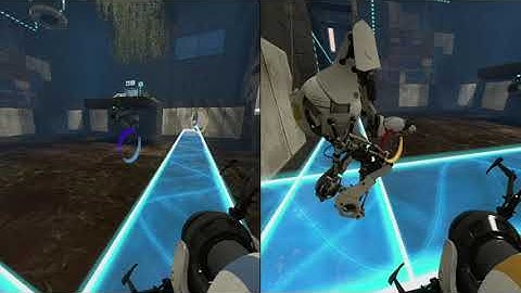 Local Co-Op gameplay - Split Screen - Portal 2