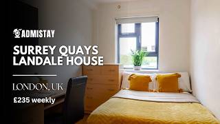 Surrey Quays Landale House, London Review | Student Accommodation London | Room Tour + Prices