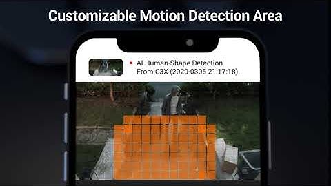 EZVIZ C3X | Customizable Motion Detection Area