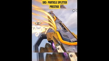 CODM SKS-PARTICLE SPLITTER PRESTIGE INSPECTION AND KILL EFFECT #codm #codmemes