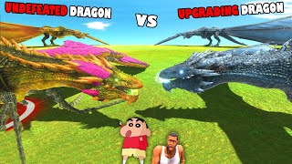 SHINCHAN and CHOP UPGRADING DRAGON to fight UNDEFEATED DRAGON in Animal Revolt Battle Simulator