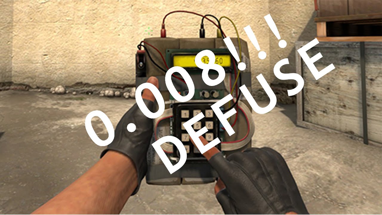 CSGO 0.008 INSANE DEFUSE - YouTube