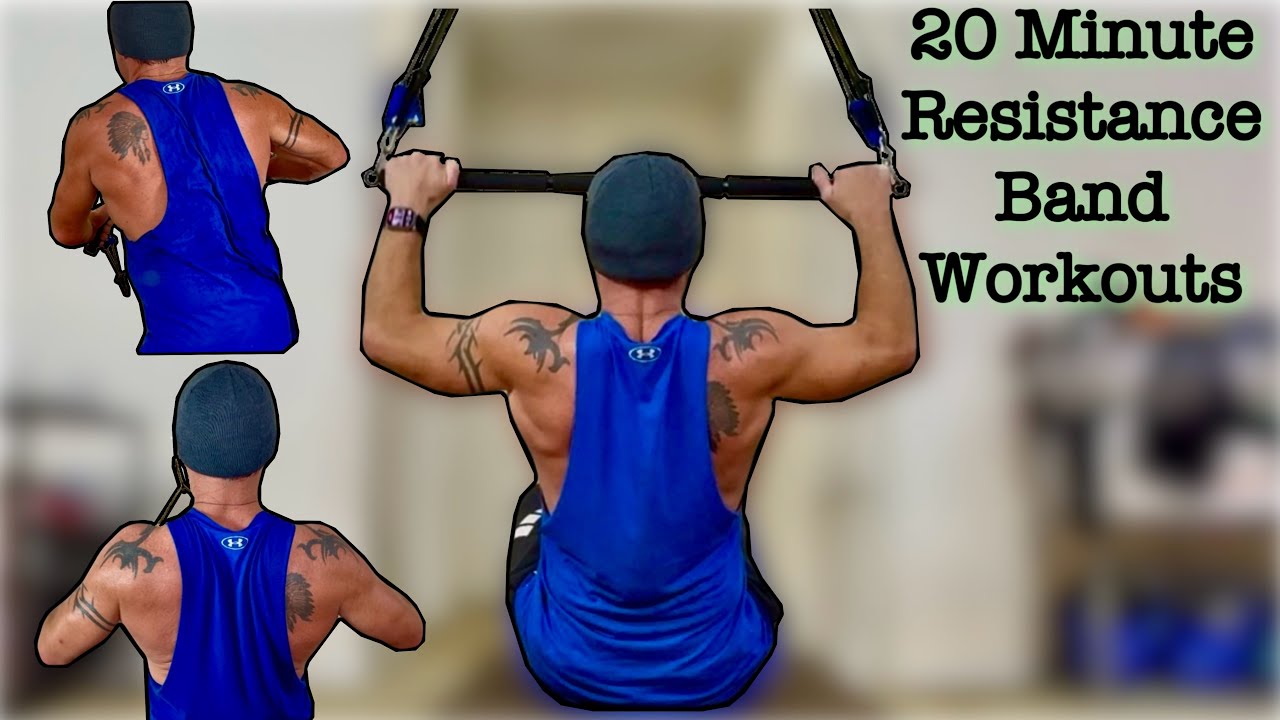 Тренируйтесь со мной — 20-минутная тренировка спины с эспандером