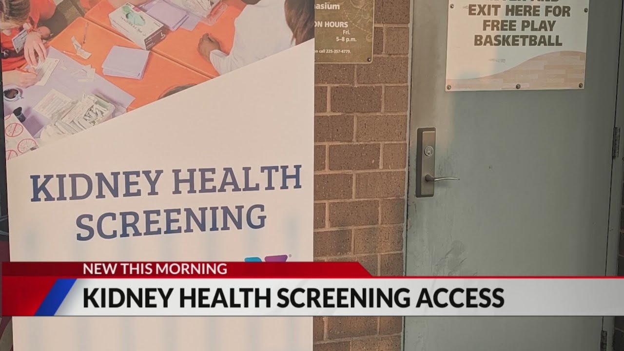 People can now get kidney health screenings from the YMCA