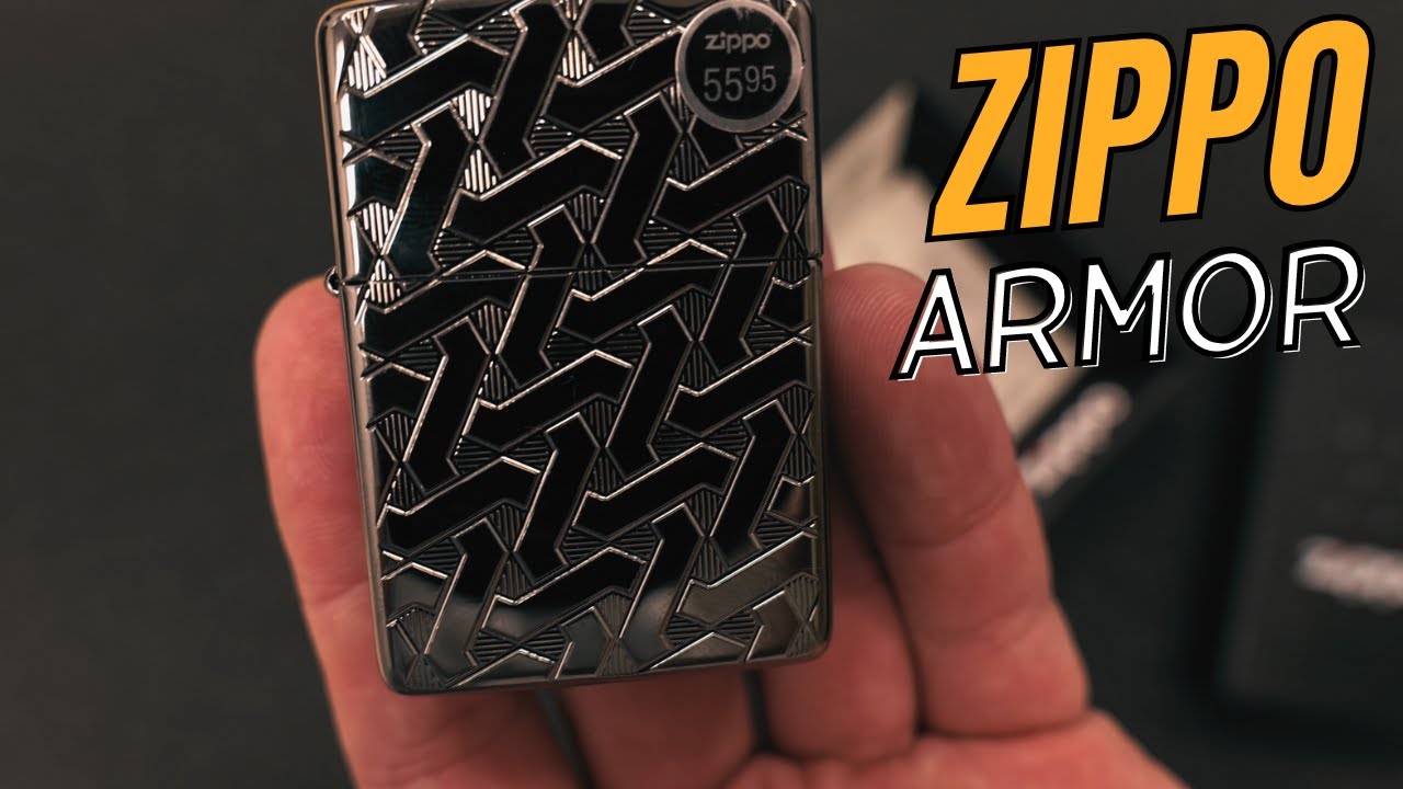 Zippo Armor Geometric Weave Design - Unboxing - YouTube