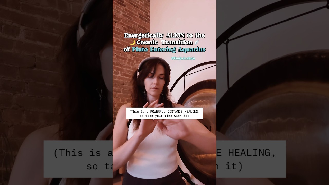 PLUTO IN AQUARIUS ENERGETIC ALIGNMENT + HEALING 🌊🪽🔑