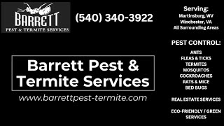 Termites & Ants  Winchester, VA and Charles Town, WV   Barrett Pest & Termite Services  540 340 3922