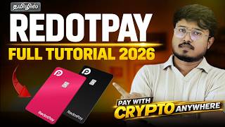 Convert USDT to Cash | No P2P | 💳 RedotPay Tutorial 2026 தமிழில்