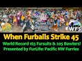 When Furballs Strike 45: 205 Furry Bowlers &amp; 163 Fursuits (Furbowl World Record)