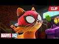 Spidey Cat 🕷️🐱🕸️ | Spidey and His Amazing Friends | @MarvelHQ