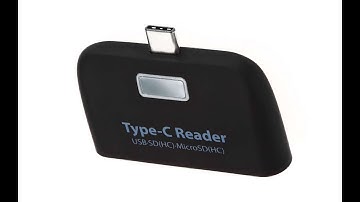 Multifunction Memory Card Adapter USB 3.1 Type C USB-C TF SD OTG - UNBOXING