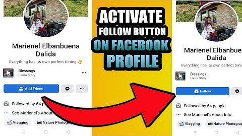 HOW TO ACTIVATE FOLLOW BUTTON ON FACEBOOK PROFILE 2022 | FACEBOOK LITE FOLLOWERS SETTINGS