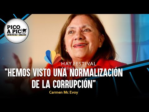 "Hemos visto una normalización de la corrupción": Carmen Mc Evoy