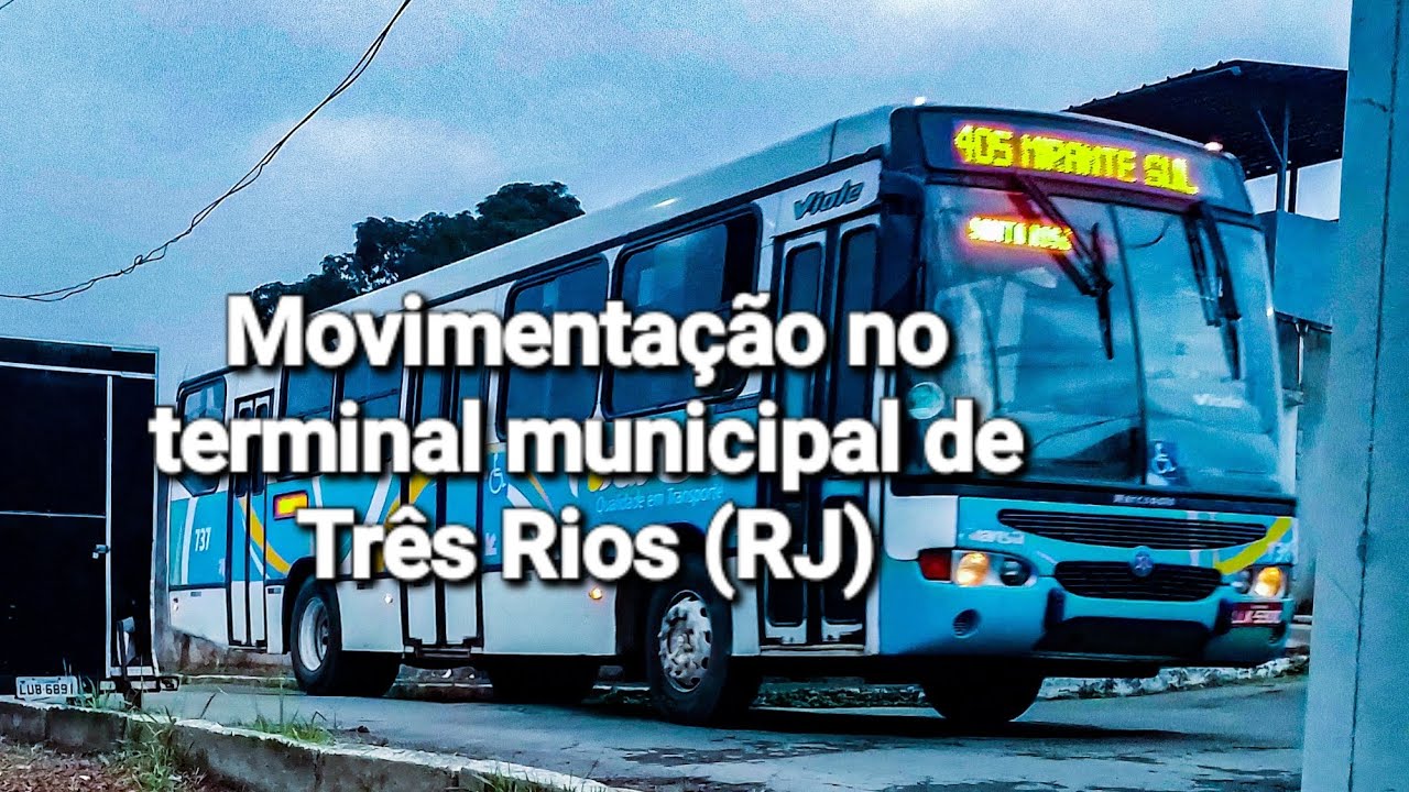 Movimentação no terminal municipal de Três Rios