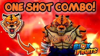 Tiger Fruit Rework BEST one shot combos Blox Fruits!
