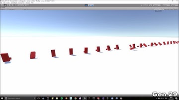 Training neural networks for single actuator motion with a genetic algorithm