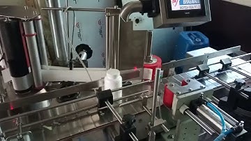 HDPE Jar Automatic Wrap Around Sticker Labelling Machine (3 Roller)