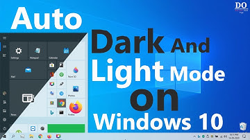How to get automatic dark and light theme switching on Windows 10 || GitHub