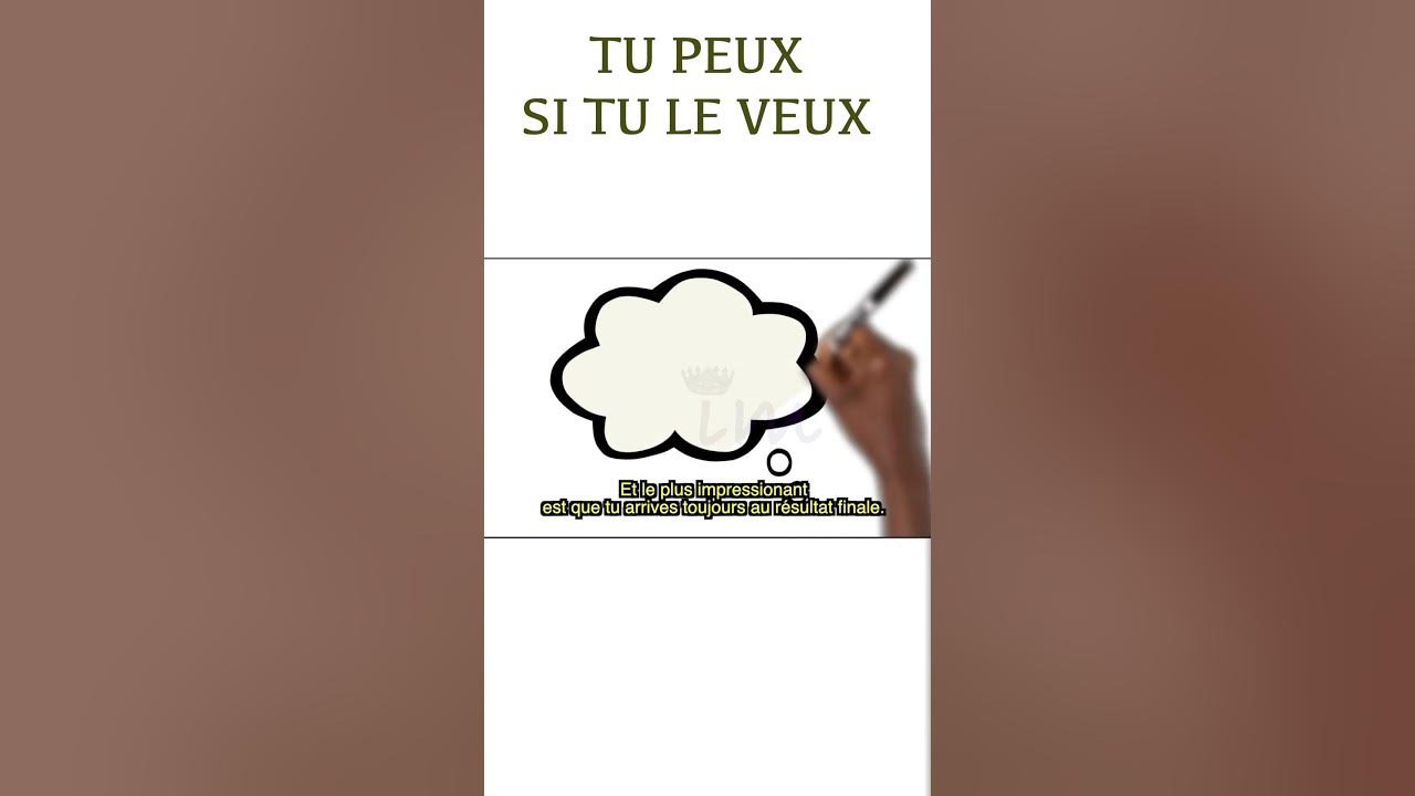 TU PEUX SI TU LE VEUX shortsyoutube shorts Imagine Motivations Alpha Wann YouTube
