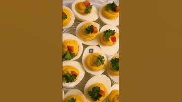 Spiced Bacon Deviled Eggs in 60 Seconds!