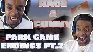 FlightReacts RAGE & FUNNY NBA 2K19 Park Game Endings 😂 Win Or Lose PT.2 | Flight Rage Compilation