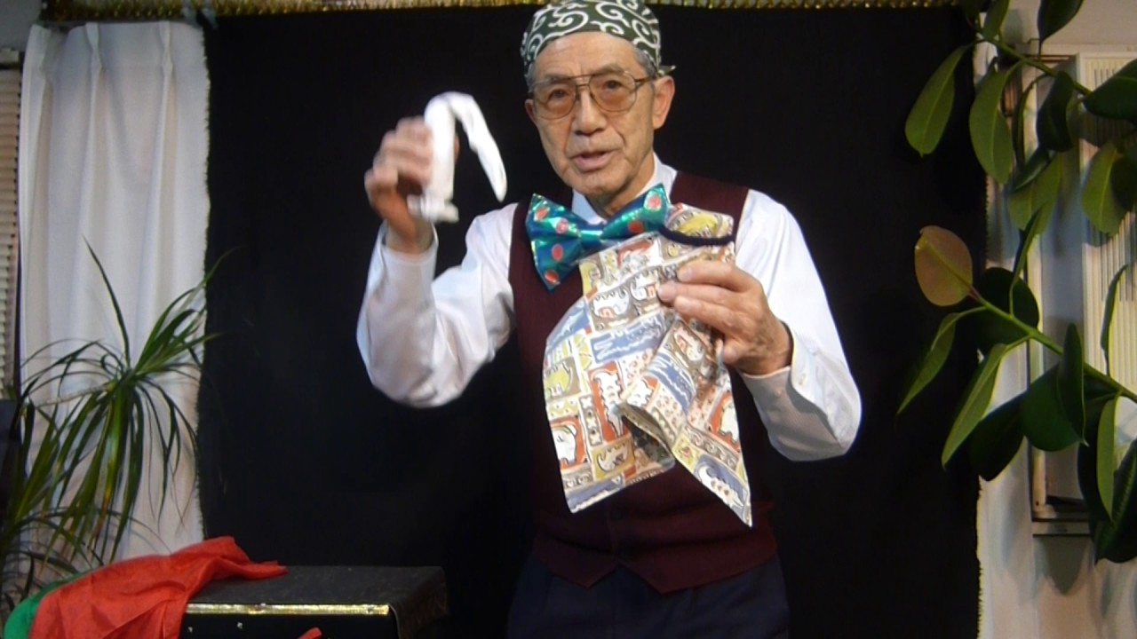 即席簡単マジック№80 コップとハンカチ コップからネズミやハンカチ