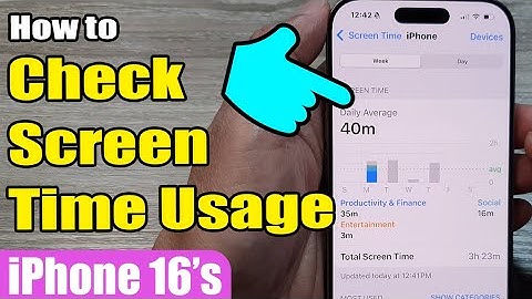 📱 How to Check Screen Time Usage on iPhone 16/16 Pro Max (iOS 18) | Track Your Screen Time ⏱️