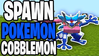 How To Spawn Pokemon In Cobblemon Commands! - Tutorial