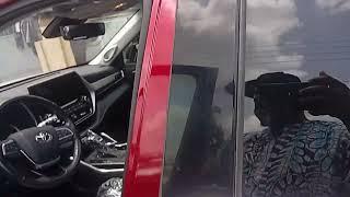 Foreign used Toyota Highlander 2021 platinum edition, fullest option with 360 camera, panoramic roof