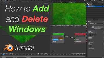 [2.92] Blender Tutorial: How to Add and Remove Windows in Blender