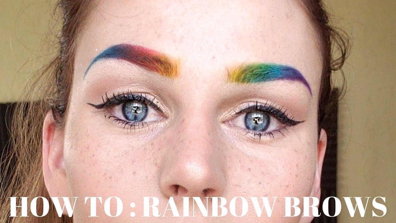 EASY, FAST & FUN | RAINBOW EYEBROWS
