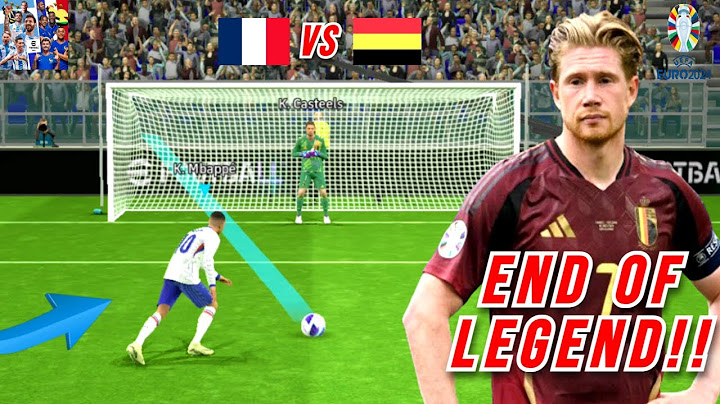 France 🇲🇫 vs Belgium 🇧🇪 - Penalty Shootout - Mbappe vs Kevin de Bruyne 🔥 - End of A Legend!! 😥