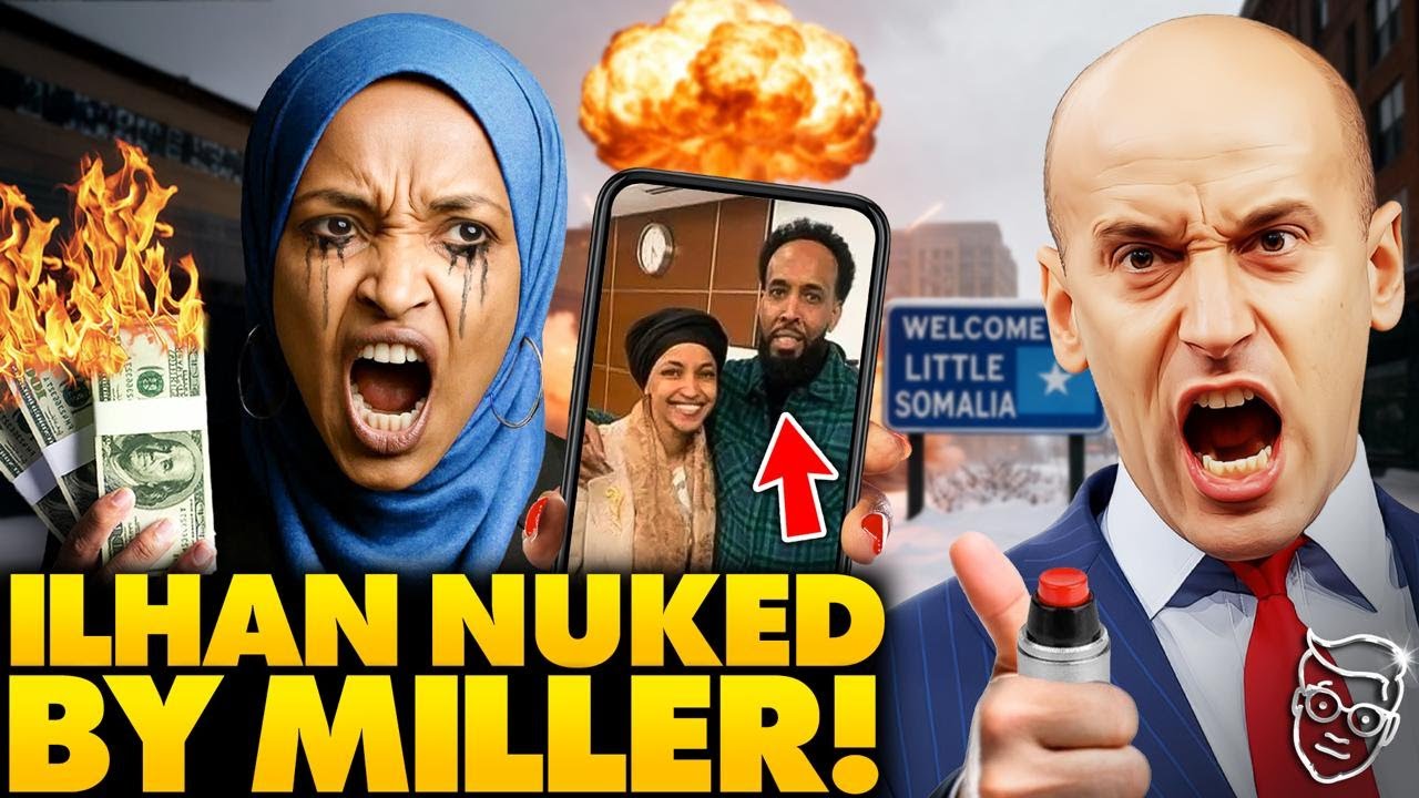 Ilhan Omar Calls Stephen Miller a Nazi on LIVE TV | Miller Responds With FLAMETHROWER: 'Mass Deport'