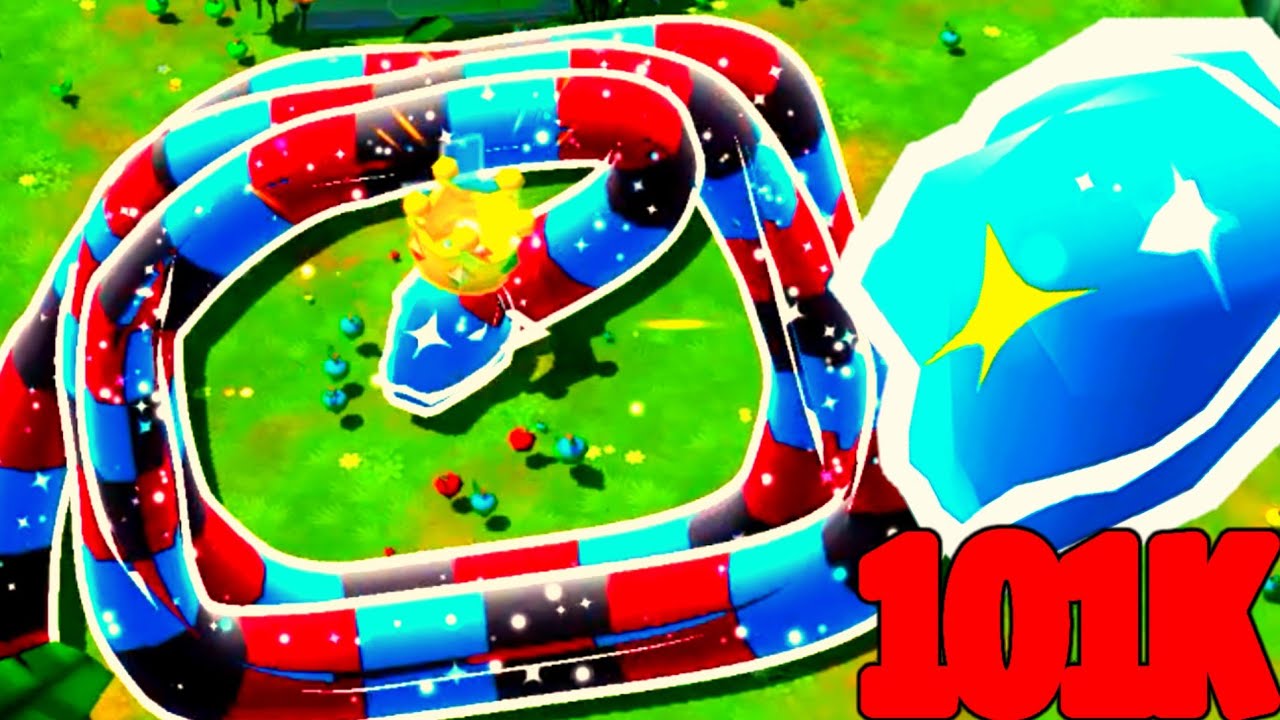 101,000+ SCORE WITH MAGNET TRICK PART.23 !? Galaxy King - Snake Rivals