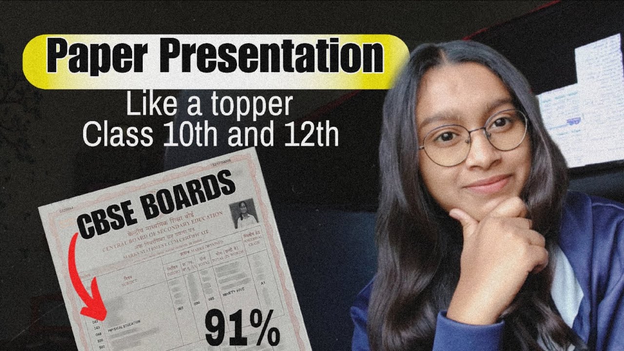 Paper Presentation Tips for Class 10 & 12🔥 | How to Score 90+ in Boards | CBSE Exam Writing Tricks