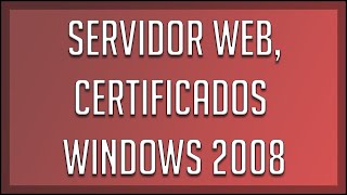 Configuración servidor Web - Certificados en Windows Server 2003