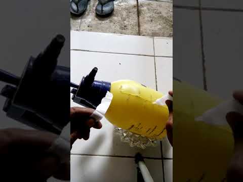 cara menambal ember plastik yang bocor. 