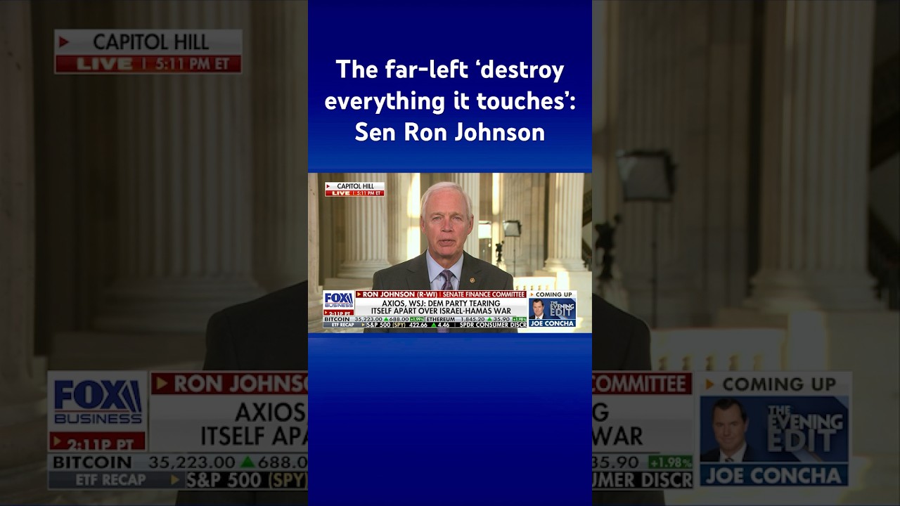 Ron Johnson sends warning over what the far-left is doing to the country #shorts