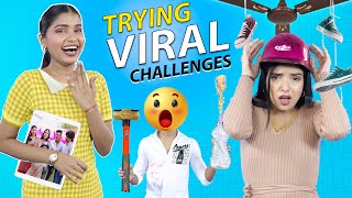 I Tried VIRAL Challenges - Crazy Instagram Hacks & Pranks | DIYQueen