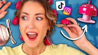 I Bought Every HYPED BEAUTY PRODUCT that TIK TOK & INSTAGRAM MADE ME BUY